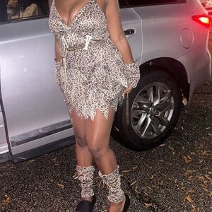 Jungle girl Halloween Costume dress